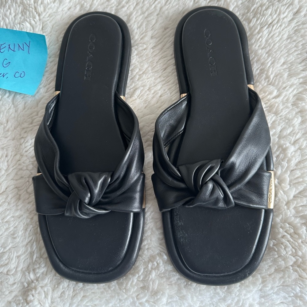 Coach Slides - Size 10 - Vguc - image 1